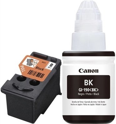 Canon black ink head kit + black ink bottle
