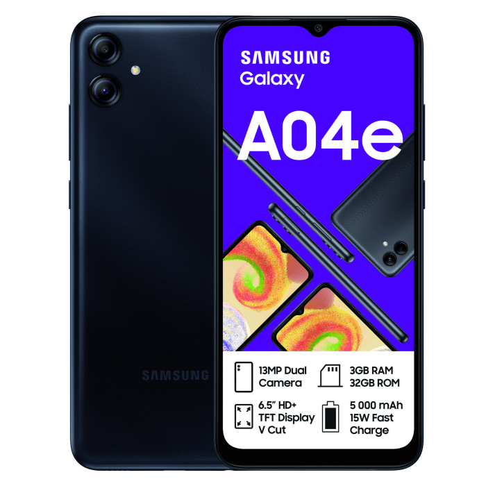 Samsung Galaxy A04e black 32Gb